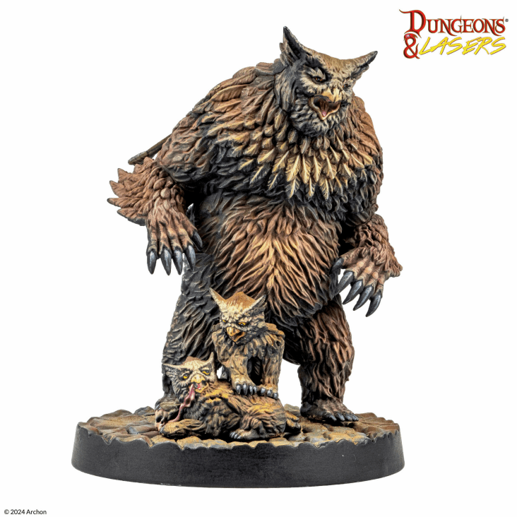 Dungeons & Lasers : Owlbear Family