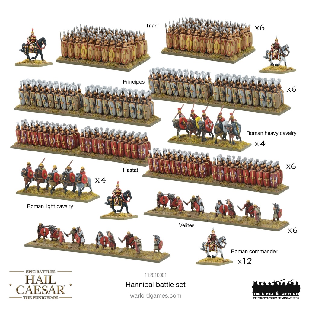 Hail Caesar Epic Battles : Hannibal Battle-Set