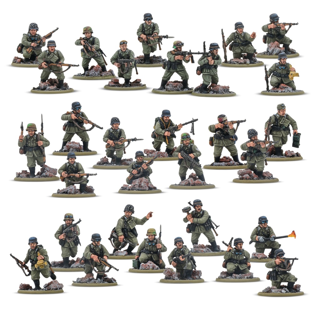 Warlord Games 402013103 German Veteran Infantry Platoon