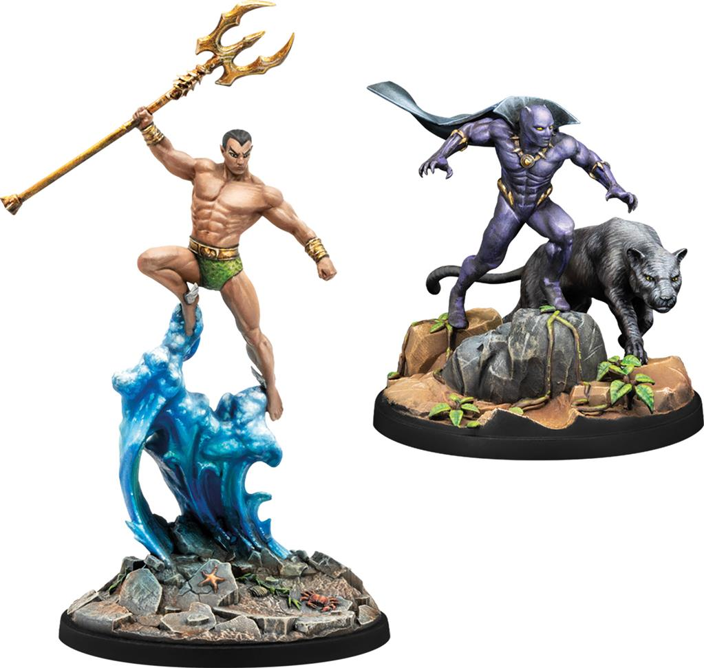 MCP : Black Panther, Chosen of Bast & Namor, the Sub-Mariner - Character Pack