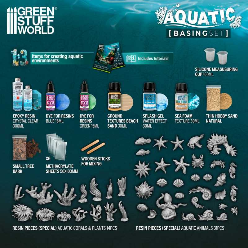 Green Stuff : Set de soclage - Aquatic