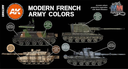 AK : Modern French Army Colors │ 3rd Generation Acrylics - AFV Series