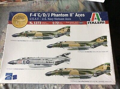 Italeri : F-4 C/D/J Phantom Aces │ U.S.A.F./ U.S. Navy Vietnam Aces