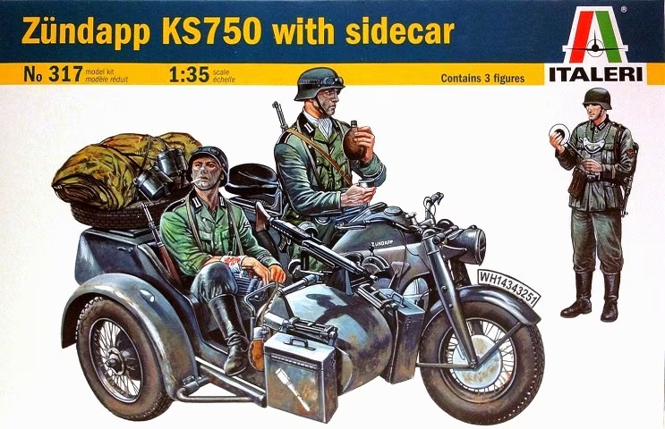 Italeri : Zündapp KS750 with sidecar