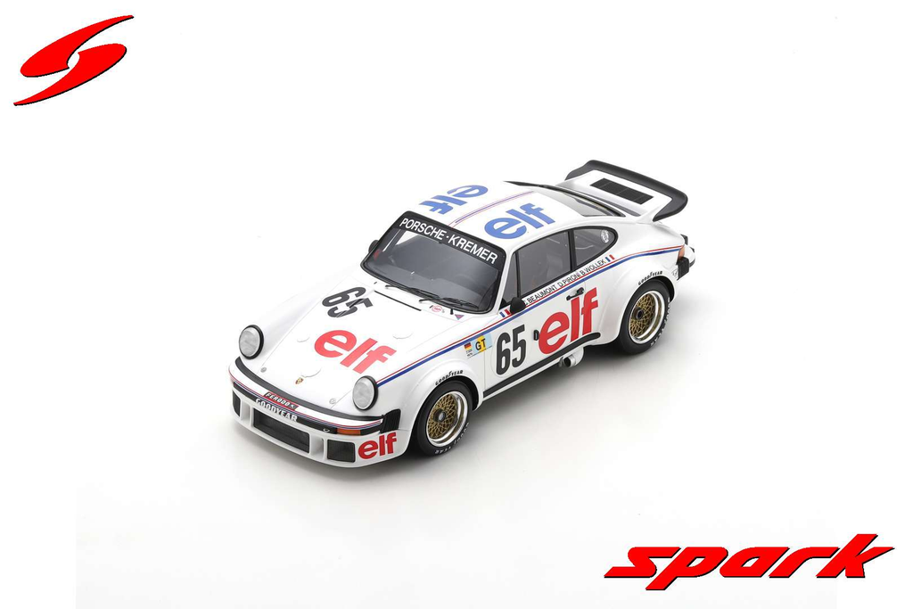 Spark model : Porsche 934 No.65 19th Le Mans 1976
B. Wollek - D. Pironi - M-C "BEAUMONT"