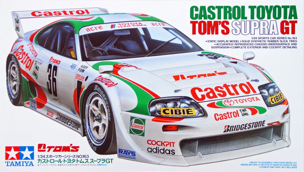 Tamiya :  Toyota Tom's Supra GT Castrol