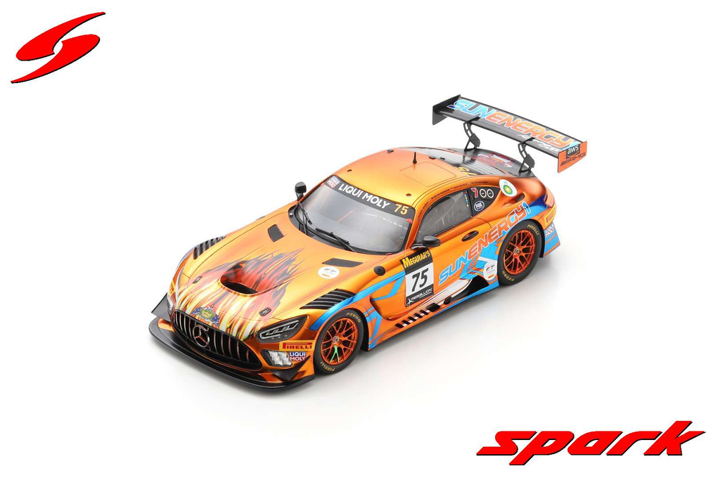 Spark model : Mercedes-AMG GT3 No.75 SunEnergy 1 Racing
Winner Bathurst 12H 2022
L. Stolz - J. Gounon - K. Habul - M. Konrad