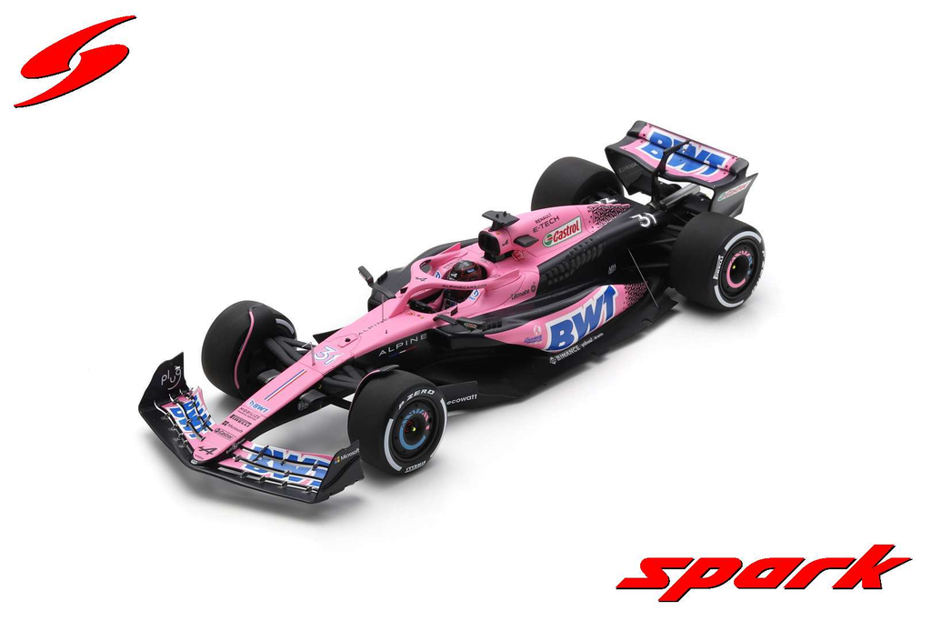 Spark Model : Alpine A523 No.31 BWT Alpine F1 Team 8th Saudi Arabian GP 2023 Esteban Ocon