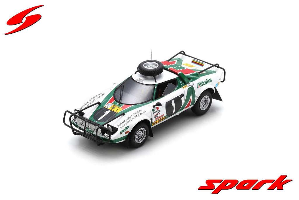 Spark Model : Lancia Stratos HF No.1 Safari Rally 1976 B. Waldegaard - H. Thorszelius