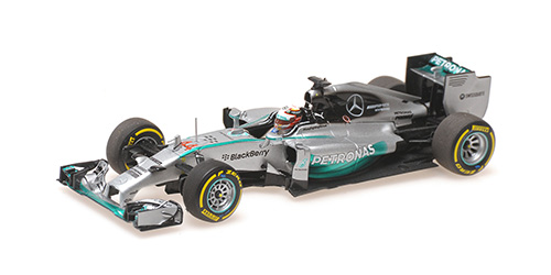 Minichamps : Mercedes W05 Hybrid AMG n°44 L Hamilton World Champion 2014