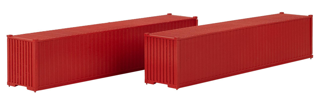 Faller : 40' Conteneur, rouge (2pcs)