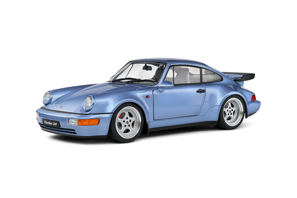 Solido : Porsche 911 (964) Turbo │ Bleu métallique - 1990