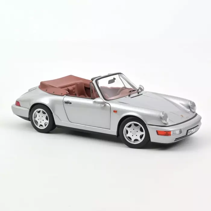 Norev : Porsche 911 Carrera 2 Cabriolet 1990 Argent