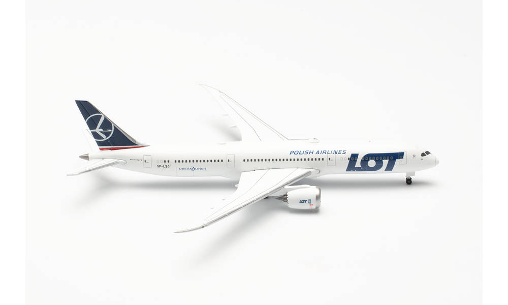 Herpa : Lot Polish Airlines Boeing 787-9 Dreamliner – sp-lsg