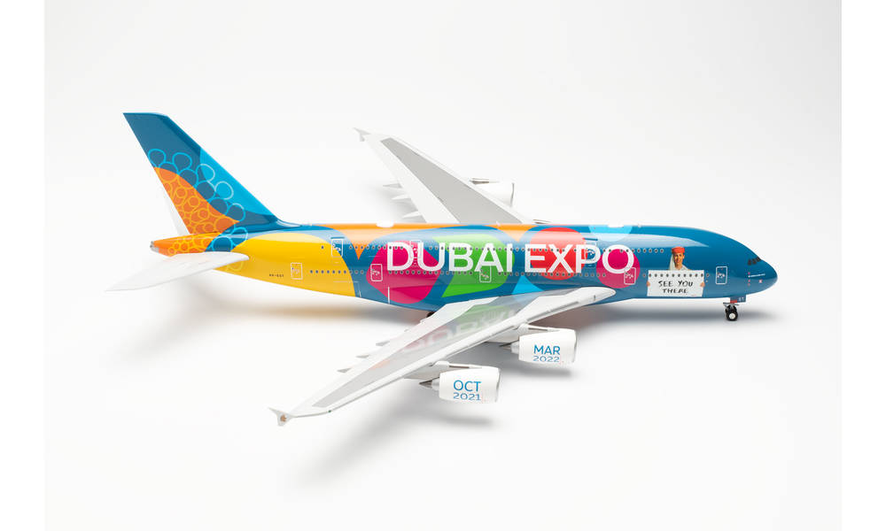 Herpa : EMIRATES AIRBUS A380 “EXPO 2020 DUBAI - BE PART OF THE MAGIC” – A6-EOT