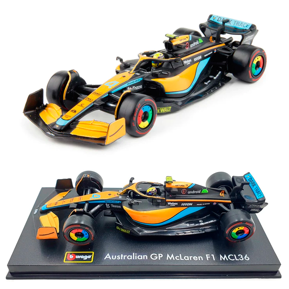 Burago : McLaren F1 MCL36 │n4 Lando Norris 2022