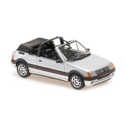 Maxichamps : Peugeot 205 CTI Cabriolet 1990 Silver Metallic