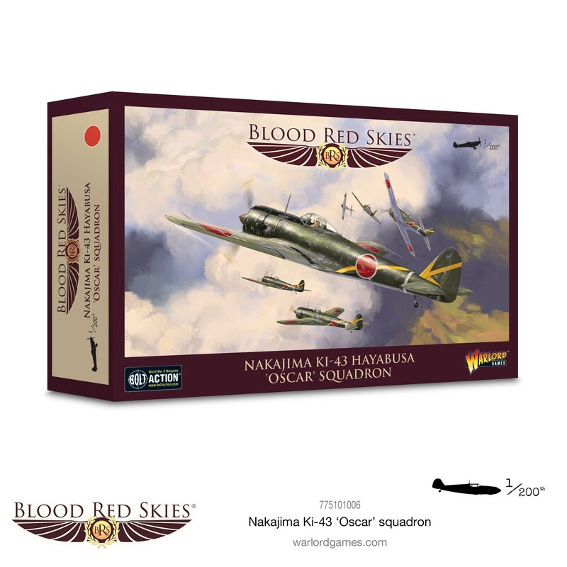 Blood Red Skies : Nakajima KI-43 II Hayabusa 'Oscar' Squadron │ Escadron de 6 avions