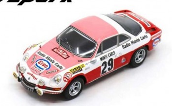 Spark : ALPINE A110│N°29 Rallye Monte Carlo 1973 -P. Moss-Carlsson - E. Crellin