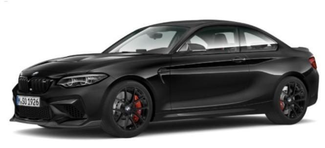 Minichamps : BMW M2 CS 2020 Black with Black Wheels