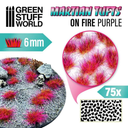 Green Stuff : Martian Tufts 6mm - On Fire Purple (75pcs)