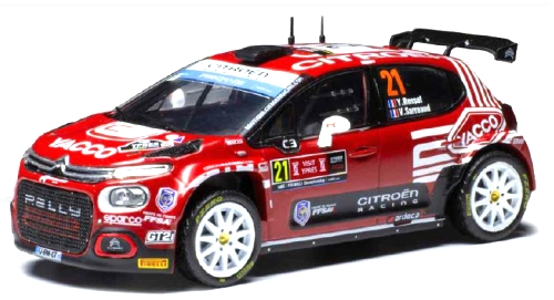 Ixomodels : Citroen C3 Rally 2 │#21 Rossel/Boulloud WRC2 Rally Ypern 2022