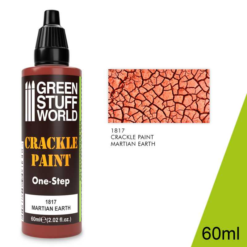 Green Stuff : Martian Heart │ Crackle Paint