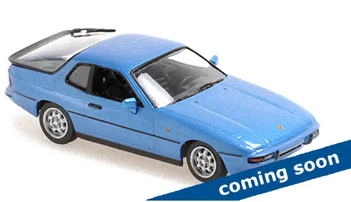 Maxichamps : Porsche 924 │ 1976 Bleu métallique  