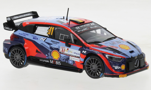 Ixo models : Hyundai i20 N Rally1 │ No.11 Rallye WM Rallye Croatie - T.Neuville/M.Wydaeghe