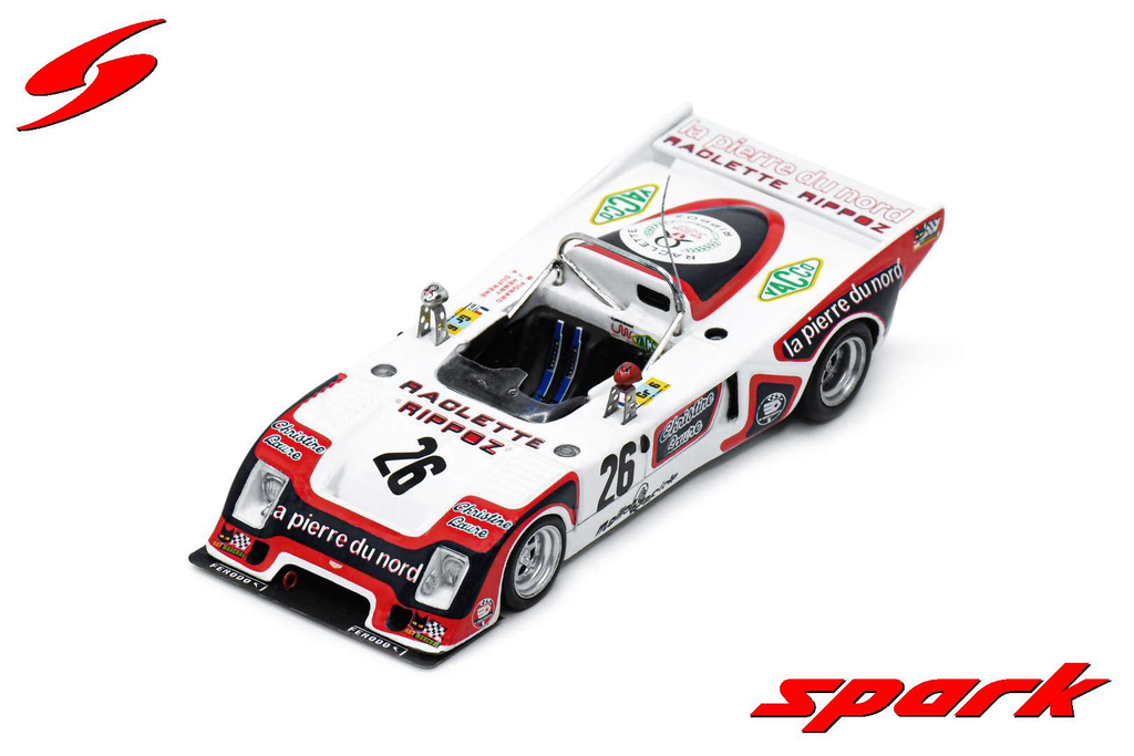 Spark :Chevron B36 │ No.26 6th 24h Le Mans 1977 M. Pignard - A. Dufrène - J. Henry