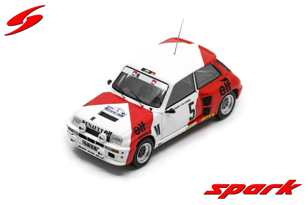 Spark : Renault 5 Turbo │ No.5  rallye du Var 1982 A. Prost - J-M. Andrié 