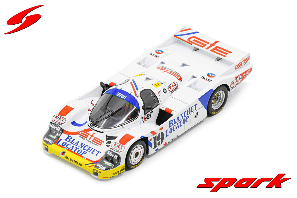 Spark : Porsche 956 │ No.19 24h Le Mans 1986 T. Boutsen - D. Theys - A. Ferté