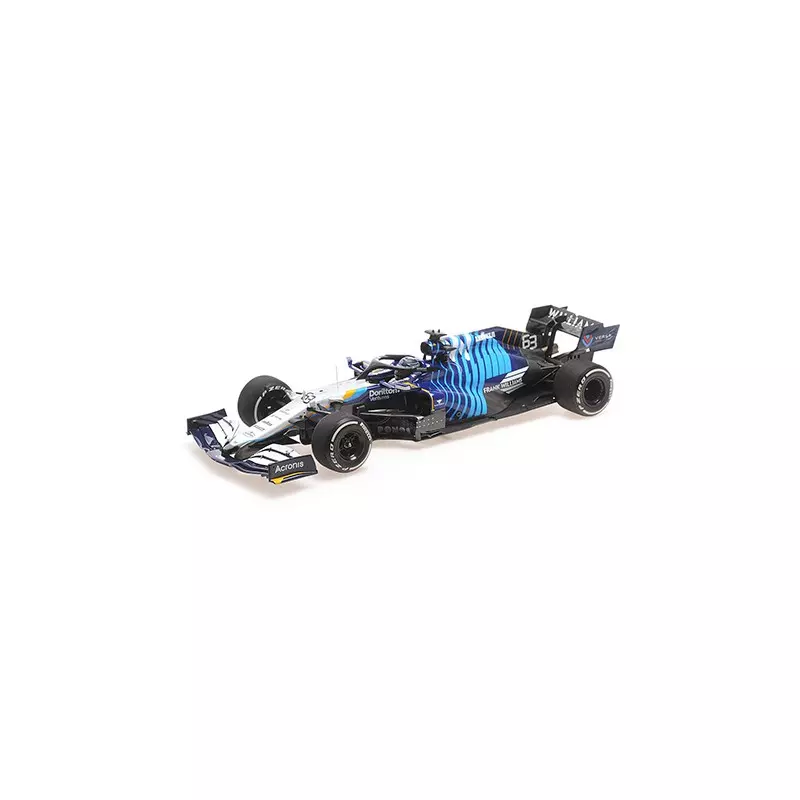 Minichamps : Williams Mercedes FW43B │ No.63 George Russell F1 2021 Arabie Saoudite 