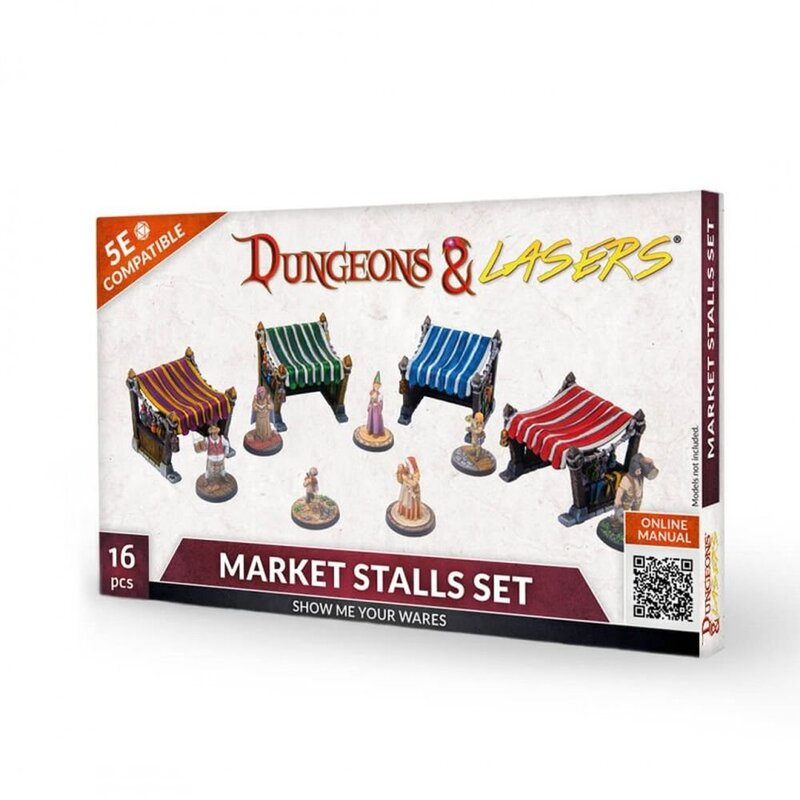 Dungeon & Lasers : Market Stalls Set │ Dungeons & Dragons 5E Compatible