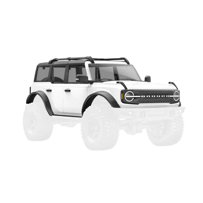 Traxxas : Carrosserie Ford Bronco Blanche │ TRX-4M