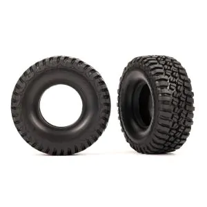 Traxxas : Pneu BFGoodrich Mud-Terrain KM3 2.2x1.0 (x2) TRX-4M