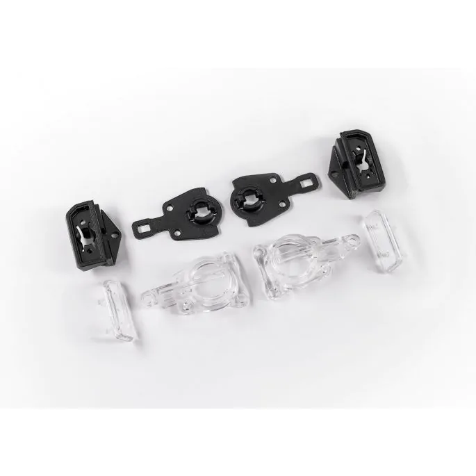 Traxxas : Lentille de phare Avant et Arrière Carrosserie Bronco (8Pcs) │ TRX-4M