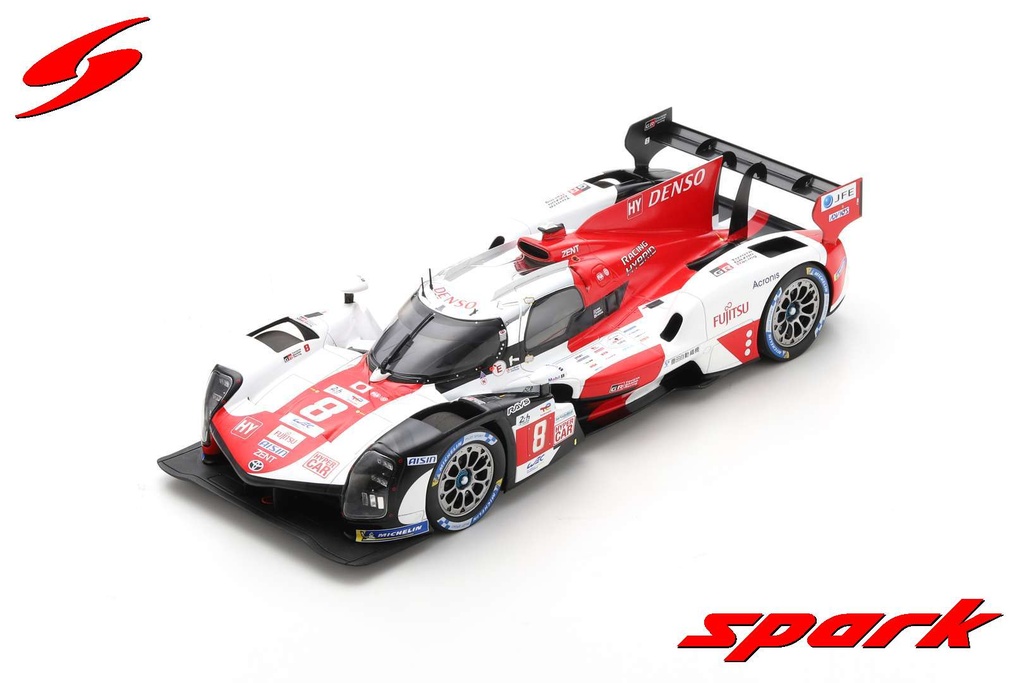 Spark Model : TOYOTA GR010 HYBRID No.8 TOYOTA GAZOO Racing Winner 24H Le Mans 2022 S. Buemi - R. Hirakawa - B. Hartley