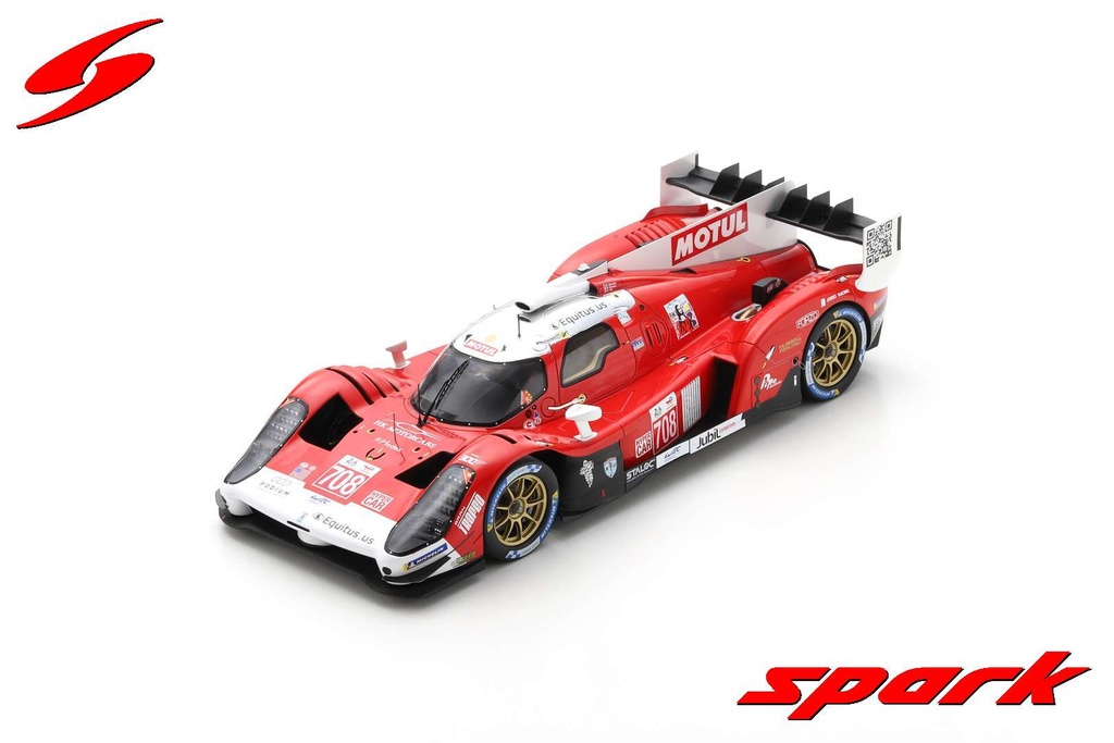 Spark Model : Glickenhaus 007 LMH No.708 Glickenhaus Racing 4th 24H Le Mans 2022 O. Pla - R. Dumas - L-F. Derani