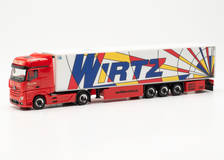 Herpa : Mercedes-Benz Actros `18 Bigspace 15 Meter Kühlkoffer-Sattelzug „Wirtz Popart“