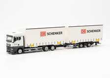 Herpa : MAN TGX GM Volumen-Wechselplanen-Hängerzug „DB Schenker“