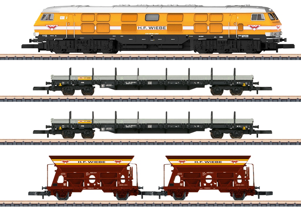 Marklin : Coffret Wiebe Travaux avec Locomotive Diesel V320 001-1 