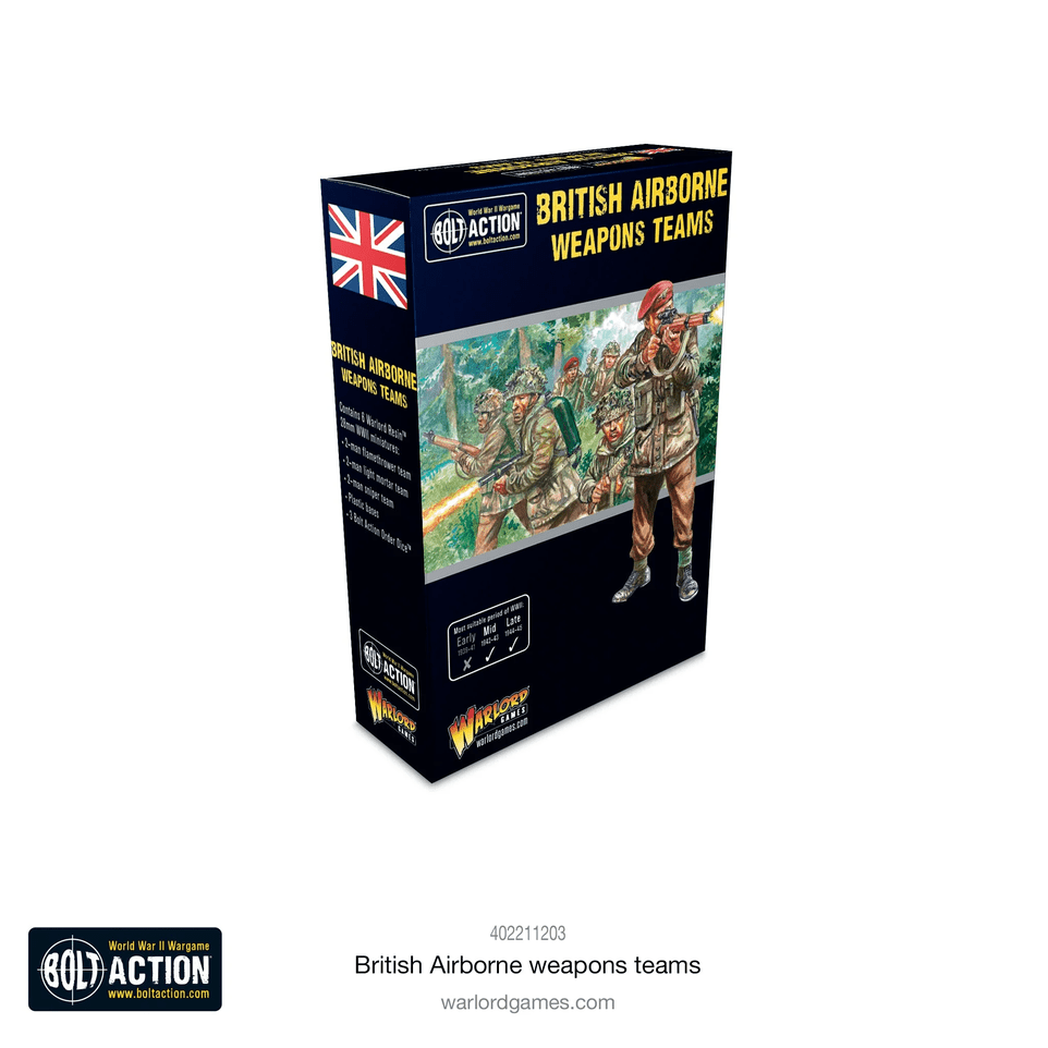 Bolt Action : British Airborne Weapons Teams │ Mid-Late