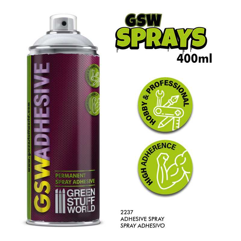 Green Stuff : Spray Adhésif 