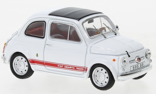 Ixo models : Fiat Abarth 595 SS blanche 1964