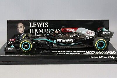 Minichamps : Mercedes-Amg Petronas formula One Team W12 E Performance Lewis Hamilton Winner Qatar GP 2021