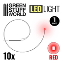 Green Stuff : Leds 1mm - Rouge (10pcs)