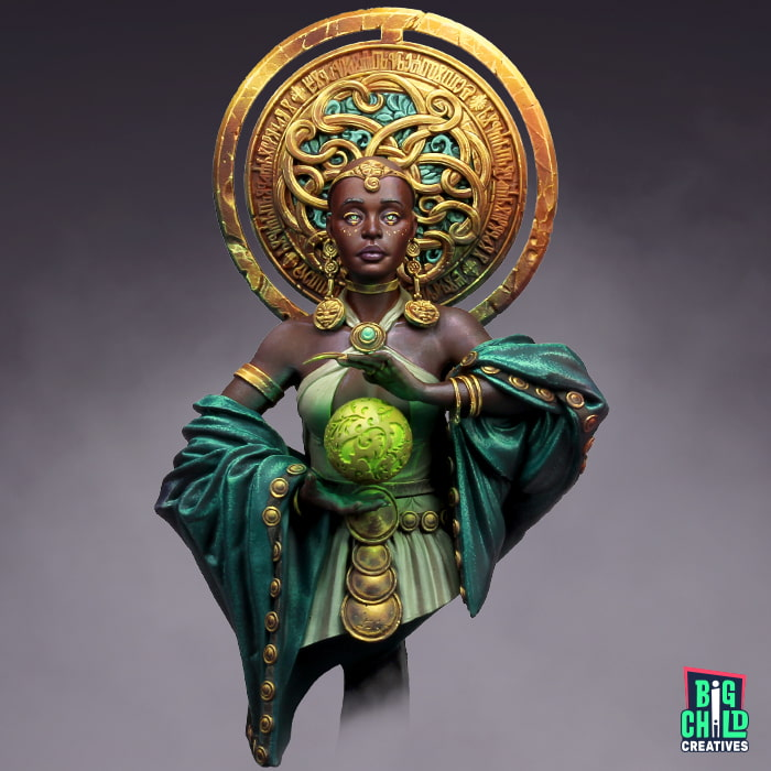 BigChild : Rashida - Priestess of The Mystic Circle │ Songs of War - Bust Series