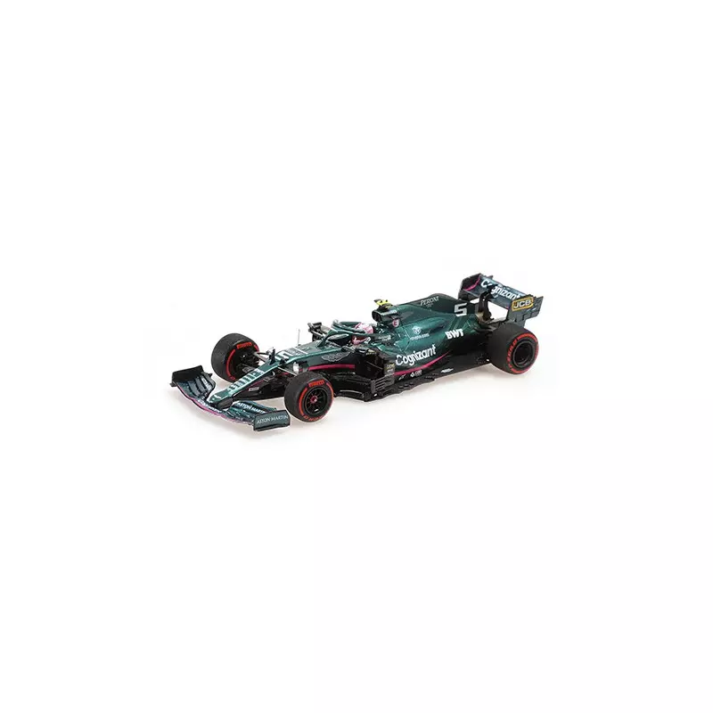 Minichamps : Aston MArtin Mercedes AMR21 5 F1 │ 2ème Grand Prix d'Azerbaijan 2021 Sebastian Vettel