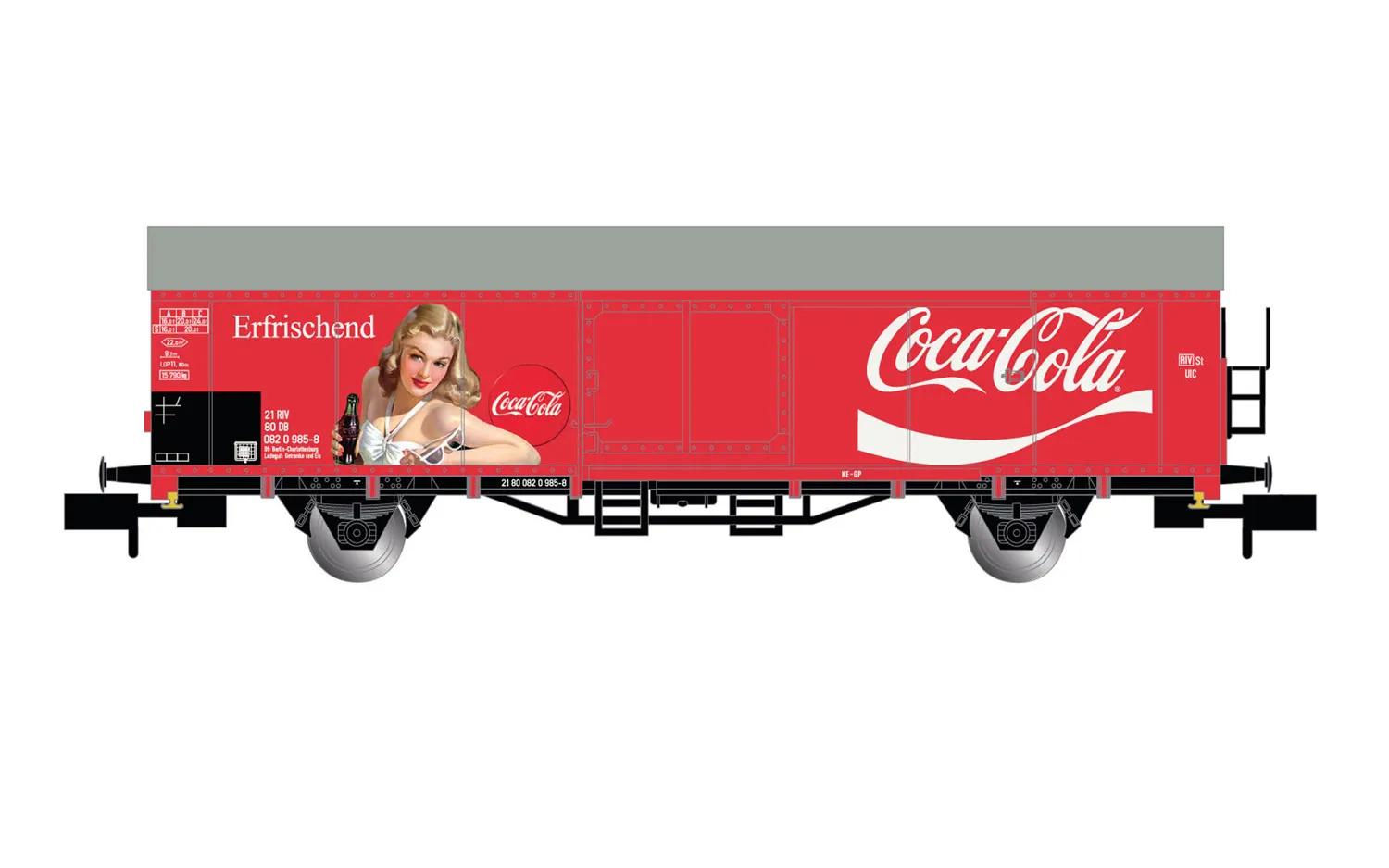 Arnold : Wagon frigorifique à 2 essieux Ibblps Coca-Cola